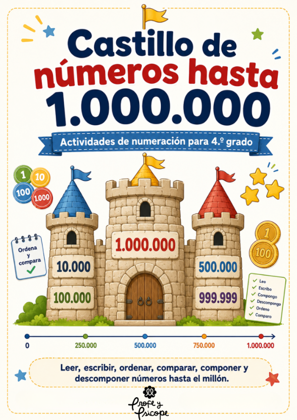 Producto - Castillo de números hasta 1.000.000