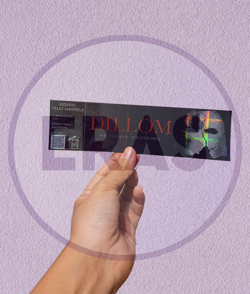 Producto - ENTRADA HOLOGRÁFICA - DILLOM - VÉLEZ 2025