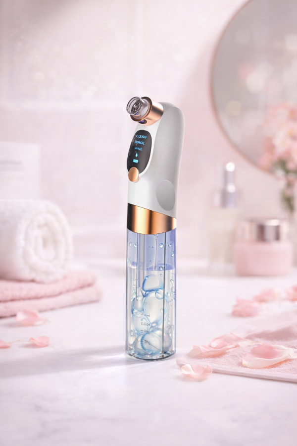 Producto - limpiador extractor de puntos negros c/ luz contenedor de liquido recargable