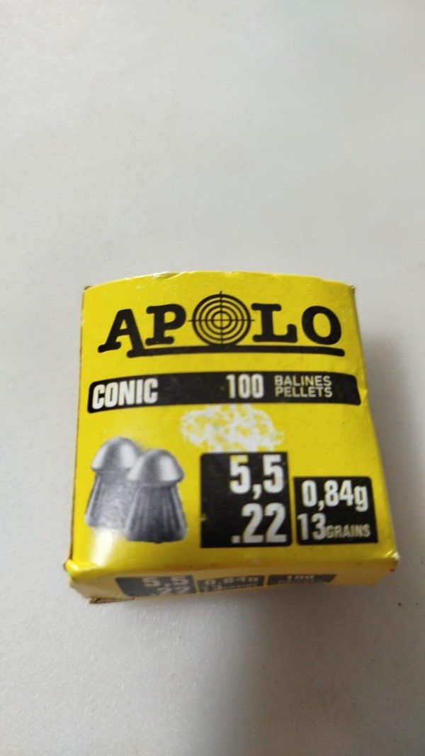 Producto - BALINES APOLO COPITA 5,5MM X 100 UNIDADES