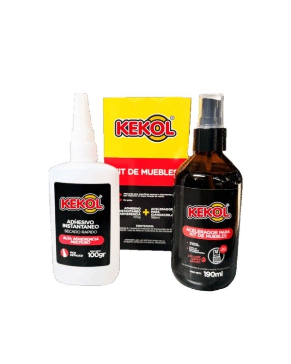 Producto - KIT ADHESIVO INST. CIANOACRILATO + ACELERANTE KF-986
