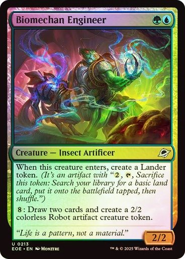 Producto - Biomechan Engineer #213 Foil  Edge of Eternities