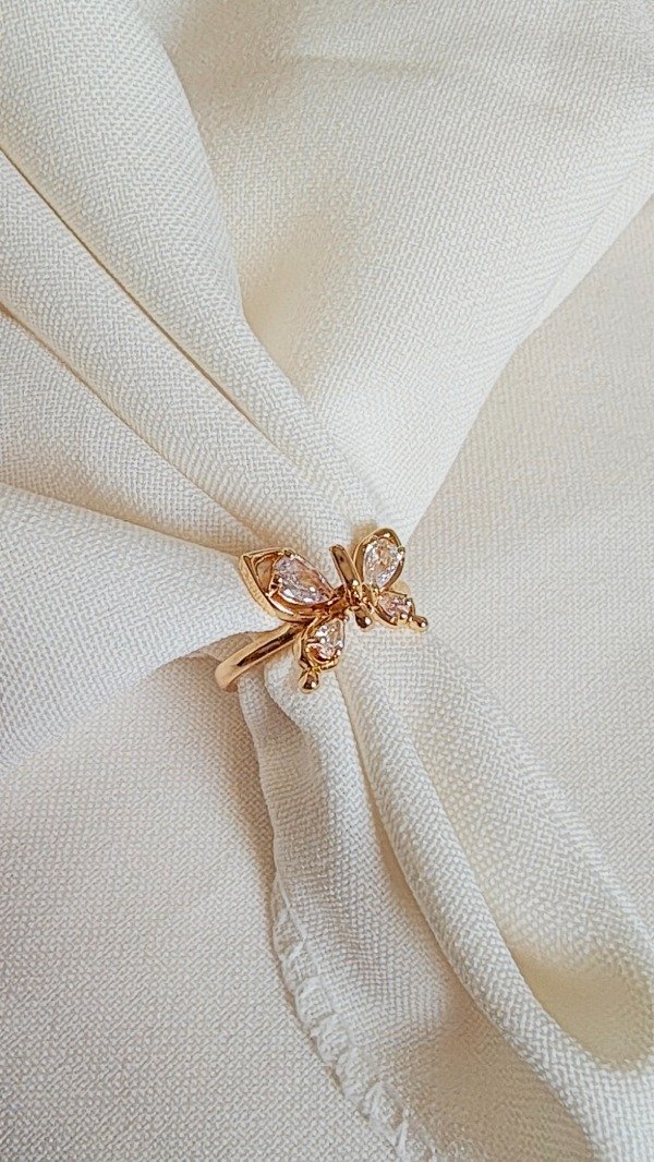 Producto - Anillo Mariposa Blanca