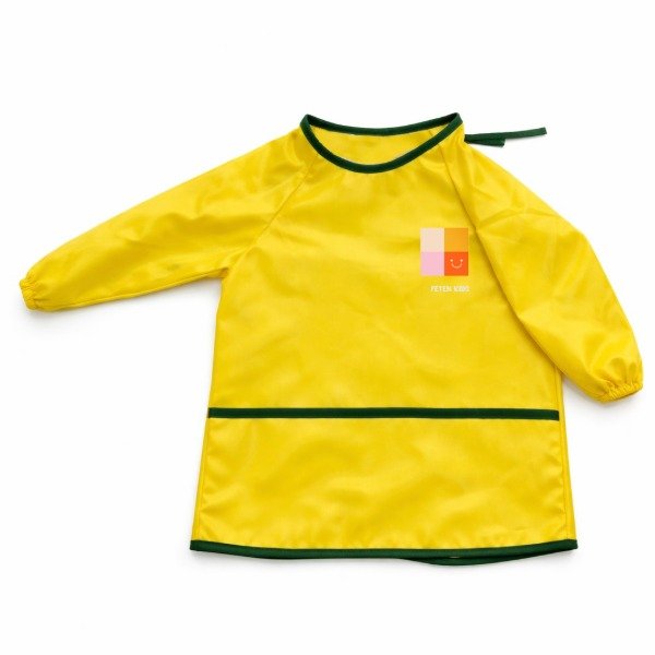 Producto - Pintorcito - Babero Manga Larga - Colores lisos con estampa - Impermeable - 4