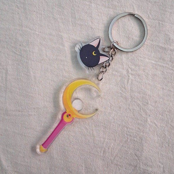 Producto - Cetro Lunar  + Luna - Llavero