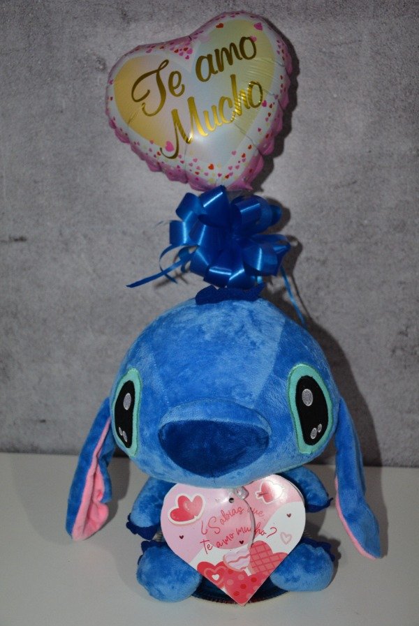 Producto - Peluche STITCH 30cm + Cajita corazon