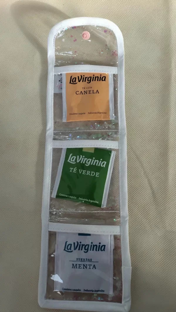 Producto - PORTA SAQUITO DE TE BLANCO 2 - 3