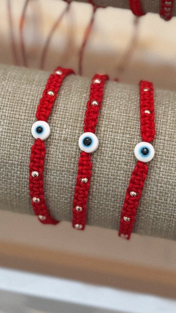 Producto - Pulsera ojo turco bolitas