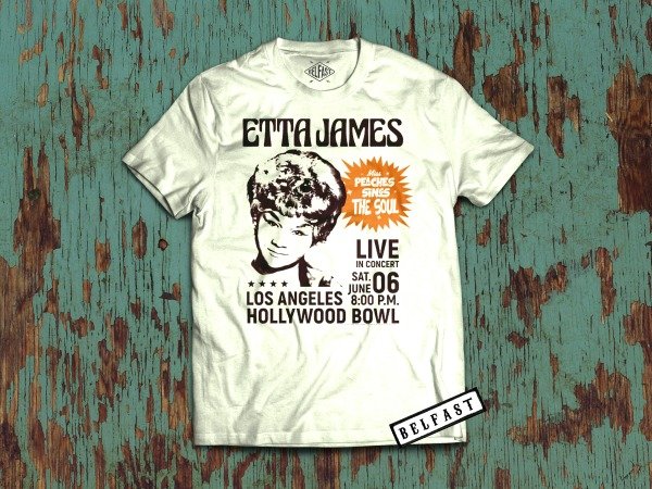 remera etta james flyer