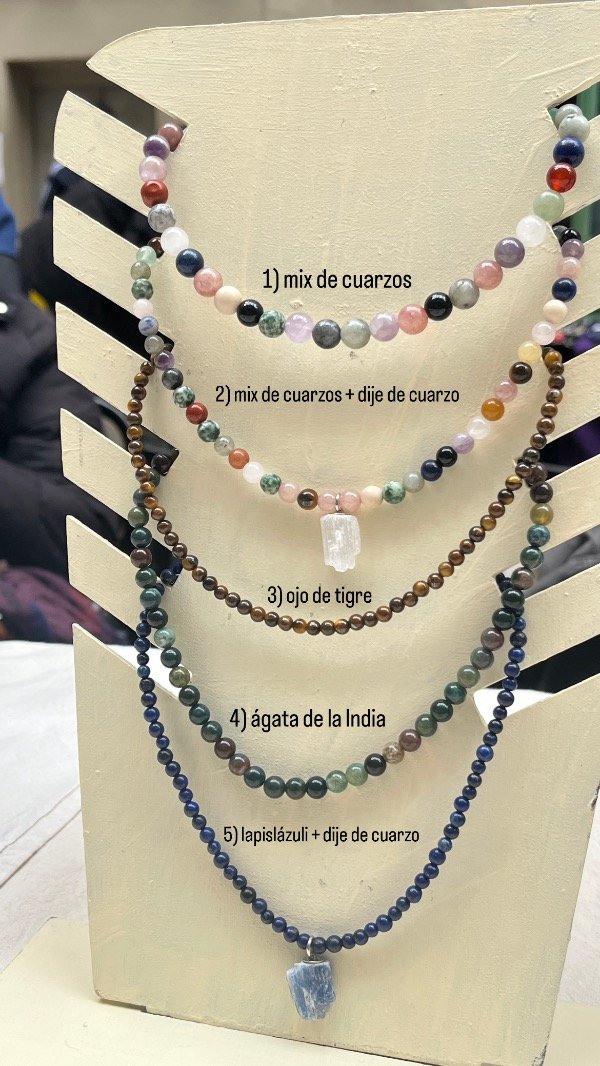Producto - Collares de piedras naturales