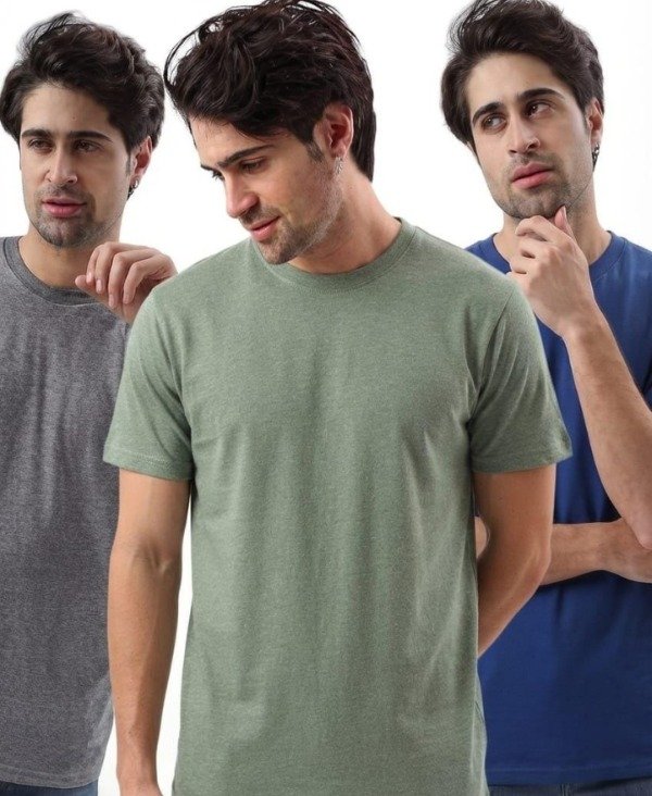 Producto - LINEA BARON Remeras clásicas cuello redondo