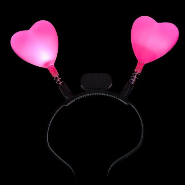Producto - VINCHA CORAZON LUMINOSO ROSA
