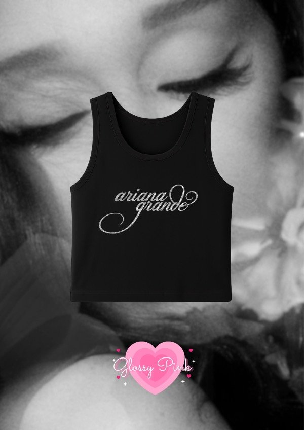 Producto - Tank Top Ariana Grande - VINILO TEXTIL GLITTER