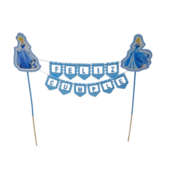 Producto - Topper banderin princesas - 5