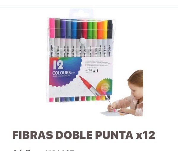 Producto - Marcadores metalizados x 12pcs doble punta