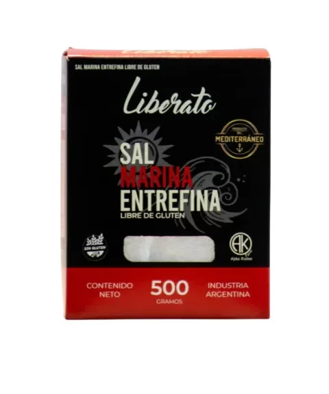 Producto - Sal marina entrefina 500g LIBERATO