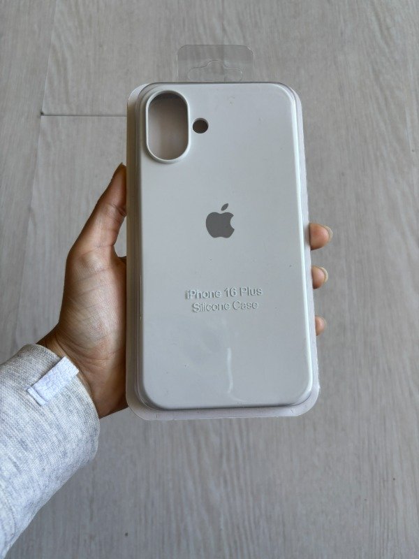 Producto - Silicone Case Blanco iPhone 16 Plus