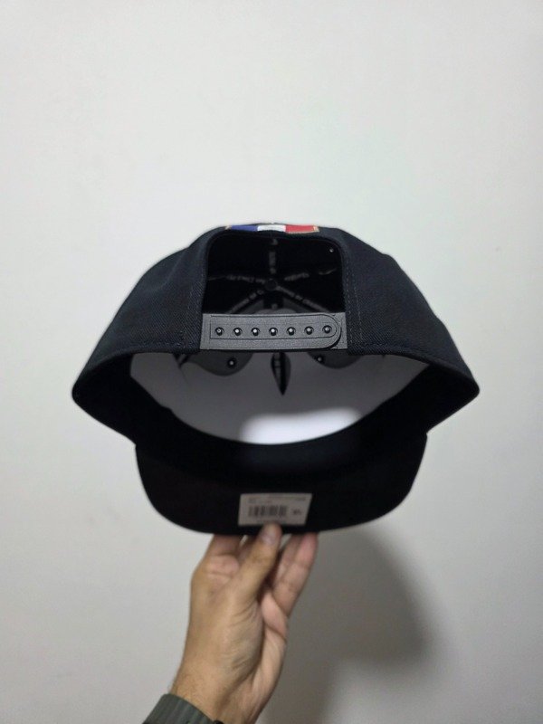 Snapback Francia national team total black Nike pro one size 2026 — imagen 11