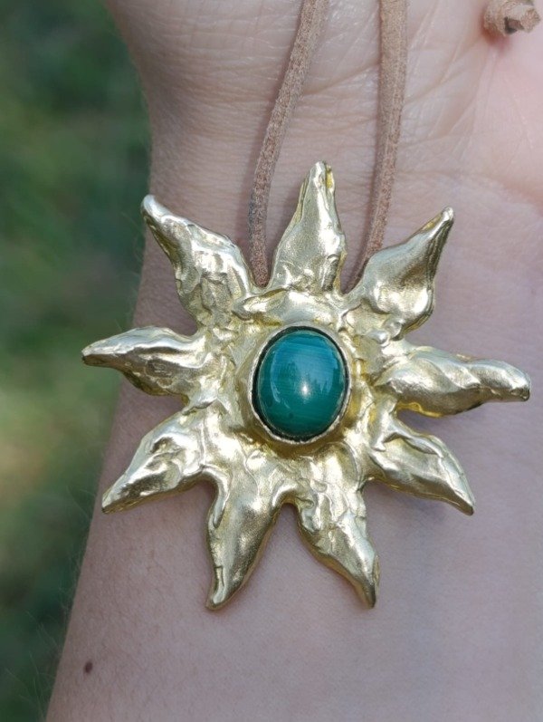 Producto - COLGANTE SOL MALAQUITA