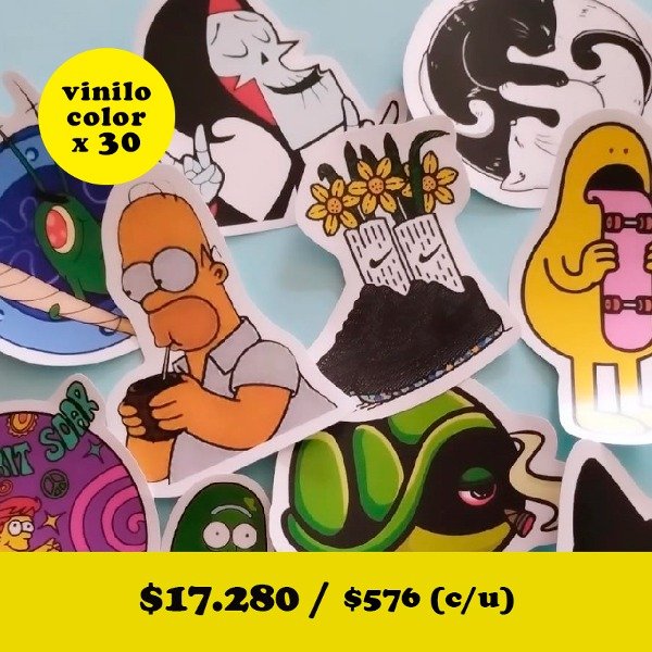 Producto - Vinilo Full Color x 30 unidades