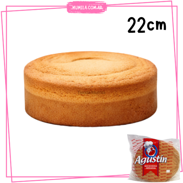 Producto - Bizcochuelo vainilla 22cm Bizcochuelo listo 700gr