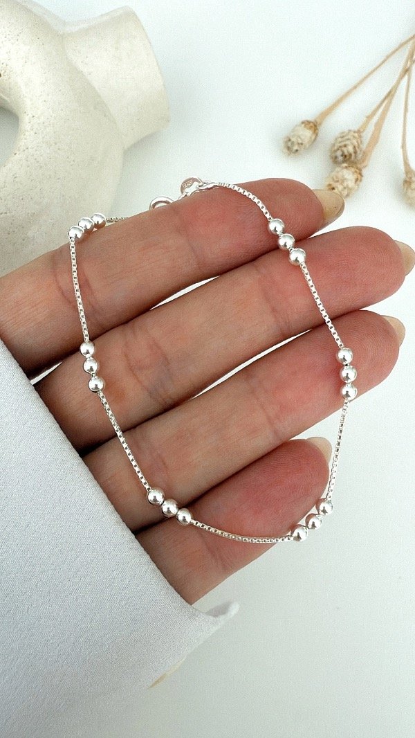 Producto - Pulsera vene 3 bolitas int P925