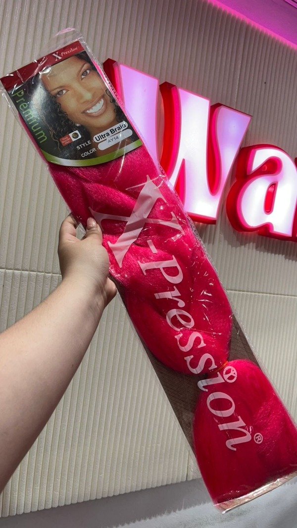 Producto - Cabello kanekalon color ROSA FLUOR