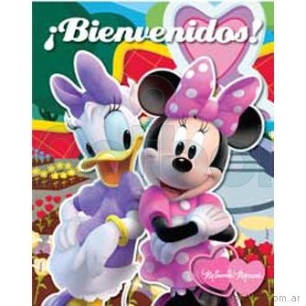 Producto - AFICHE BIENVENIDOS daisy y minnie