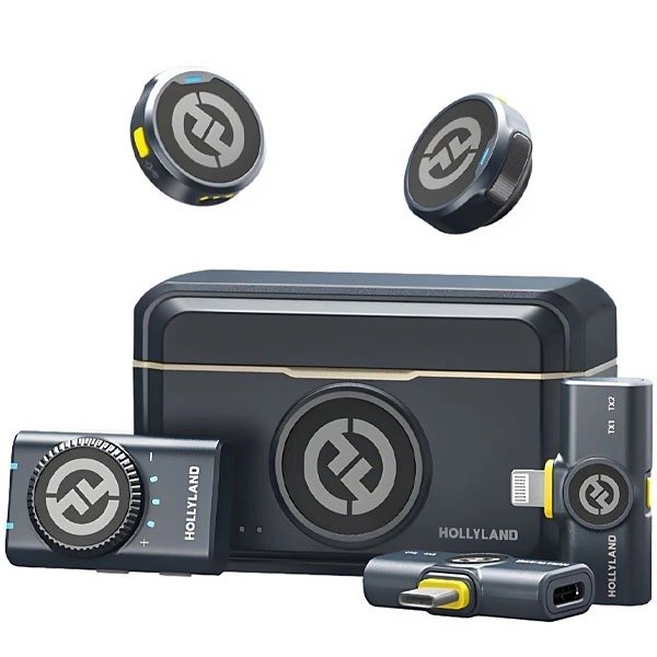 Producto - Hollyland LARK M2 Combo con USB-C Lightning - Shine Charcoal