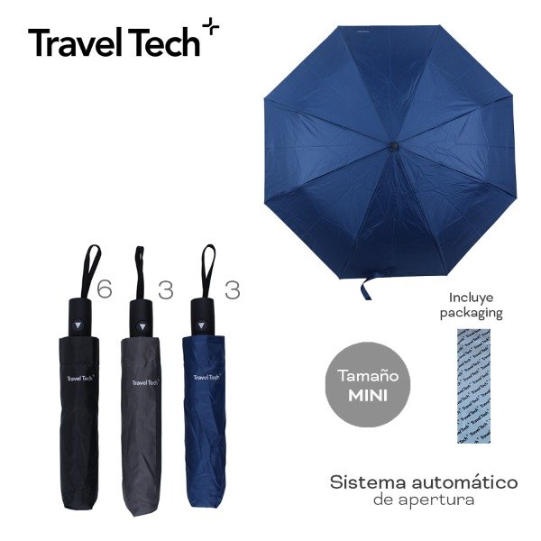 Producto - PARAGUAS TRAVEL TECH 28861
