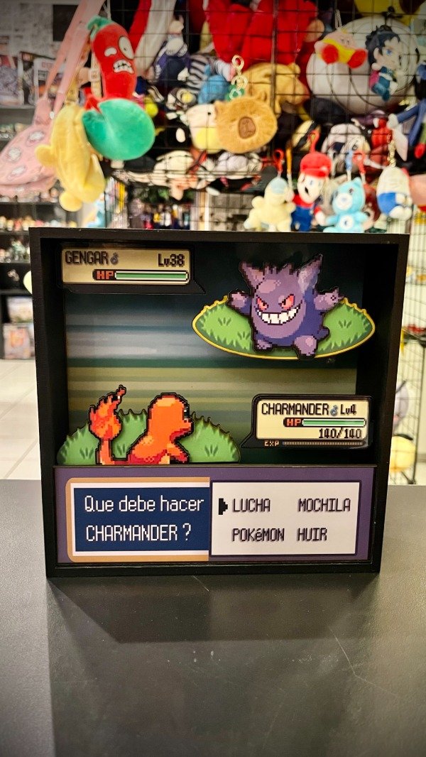 Producto - Diorama en Acción 3D, 20cm - Pokémon
