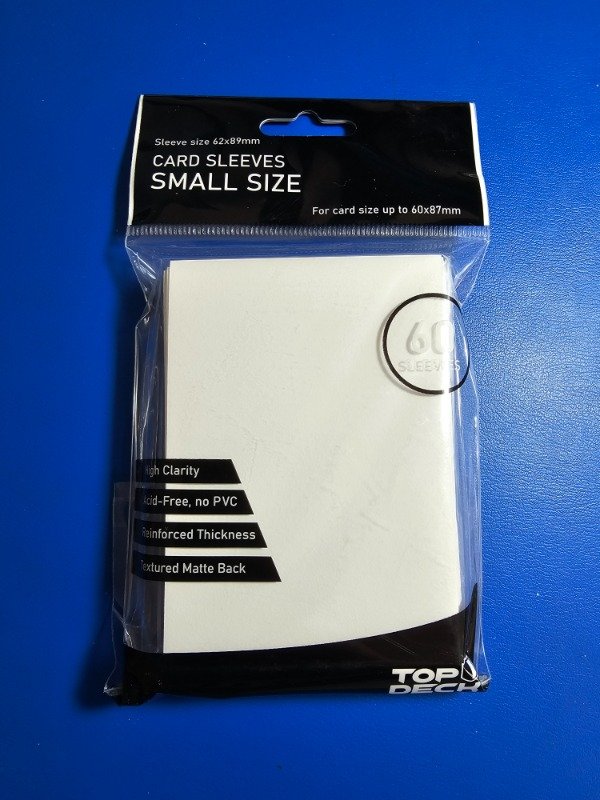 Producto - Folios Blanco Top Deck - Tamaño Yugioh - Pack x60