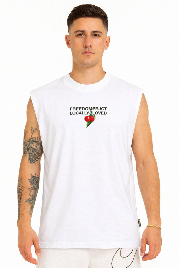 Producto - Musculosa Freedom Blanca