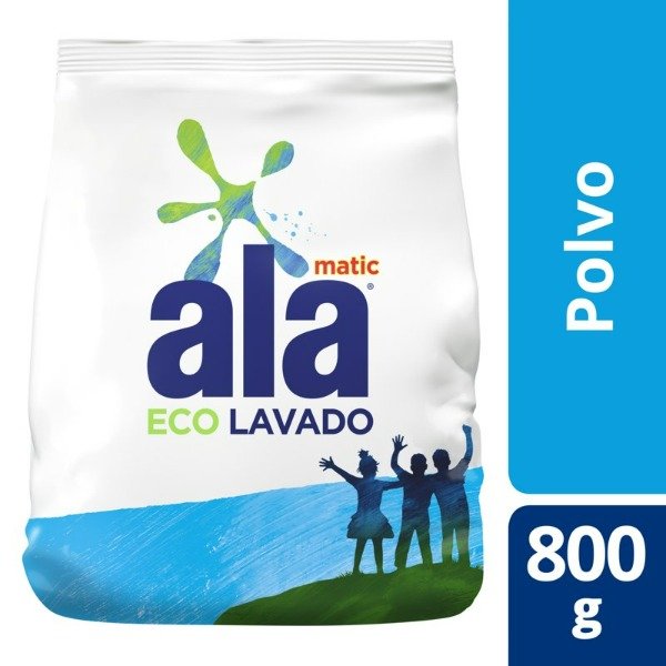 Producto - JABON EN POLVO ALA MATIC ECO LAVADO X 800GR