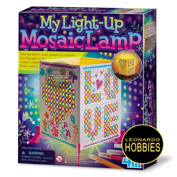 Producto - Lampara Mosaico para Armar (Mosaic Lantern) 4M 618