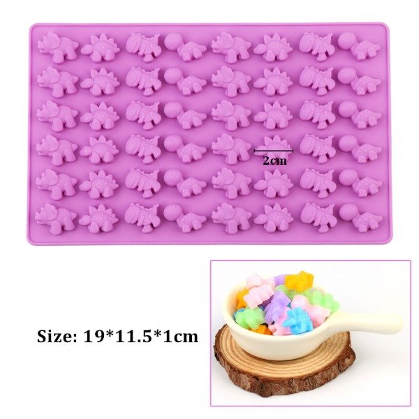 Producto - Molde de silicona mini dinosaurios