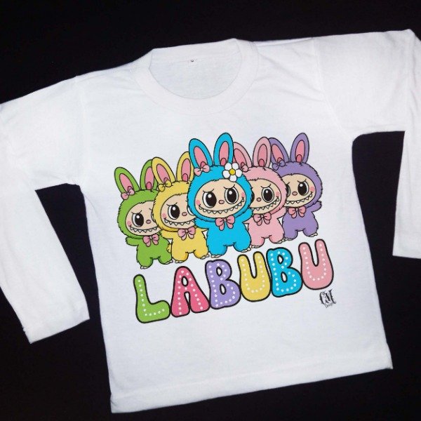 Producto - Remeras mangas largas Niños Linea LABUBU