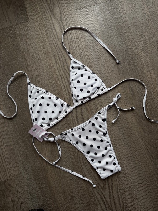Producto - Bikini Polka Dot blanca - 0