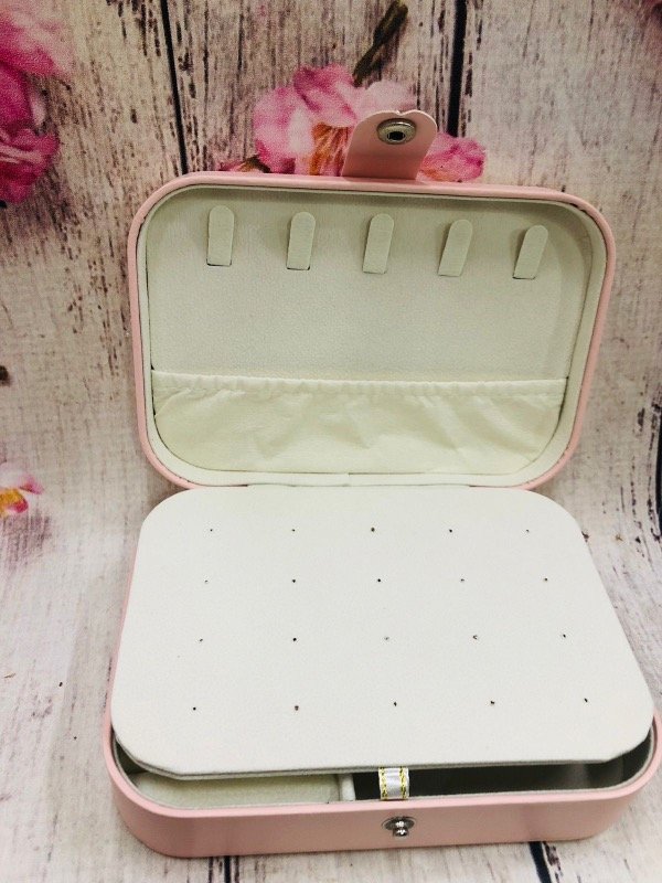 Producto - Alhajero Rosa pastel para exhibir 16x10