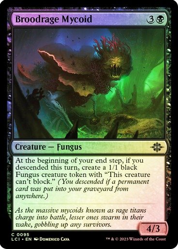 Producto - Broodrage Mycoid Foil  Lost Caverns of Ixalan