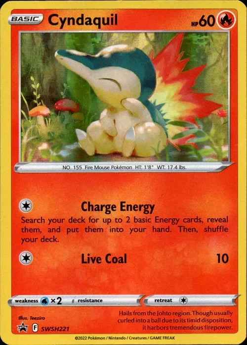 Producto - Cyndaquil - SWSH221 - Sword and Shield Promo Holo