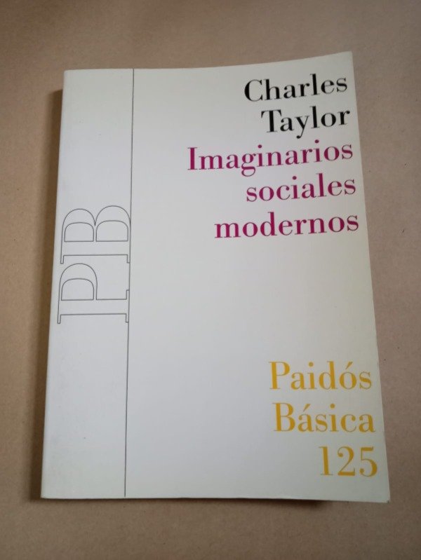Producto - Imaginarios sociales modernos - Charles Taylor - Paidós 2006