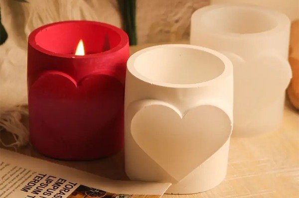 Producto - MOLDE MACETA CORAZON 3D
