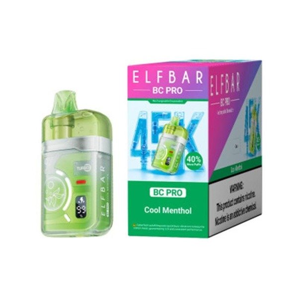 Producto - (POD DESCARTABLE) ELFBAR 45K BC PRO - COOL MENTHOL