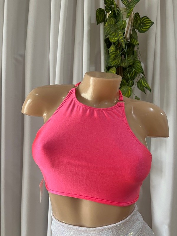 Producto - Top Charo Rosa Brilloso