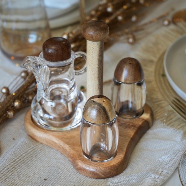 Producto - SET X 3 ESPECIEROS ACACIA