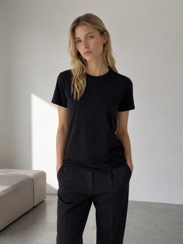 Producto - Remera Jazmin / Negra