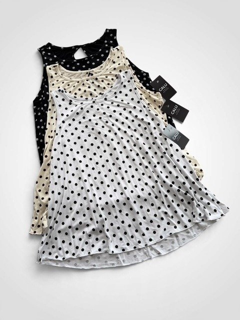 Producto - MUSCULOSA DE ALGODON PREMIUM LUNARES 0878
