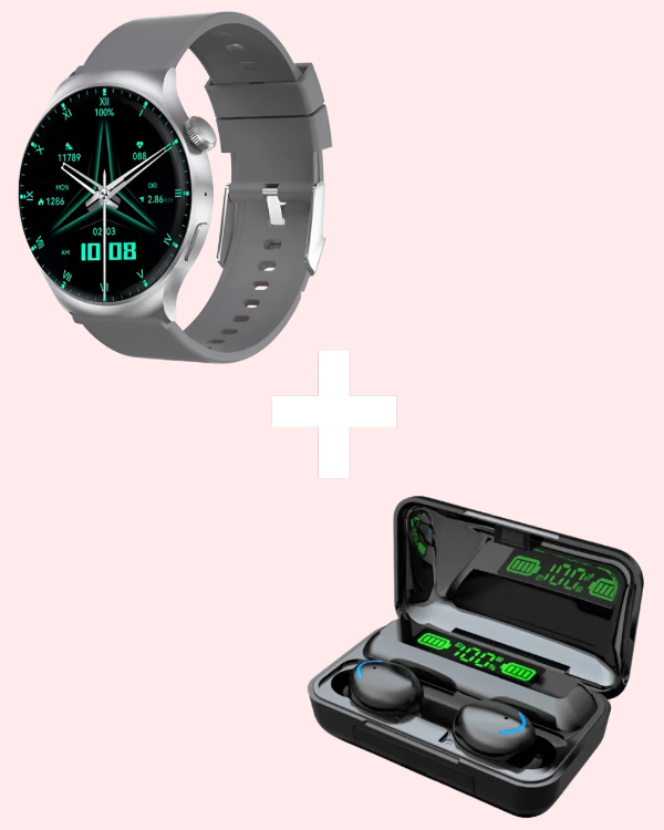 Producto - SMARTWATCH DT3 + AURICULAR F9-5
