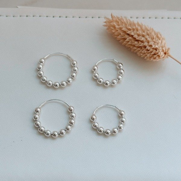 Producto - Aros Argollas Felicia Plata 925